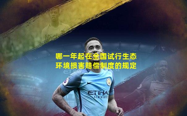 哪一年起在全国试行生态环境损害赔偿制度的规定