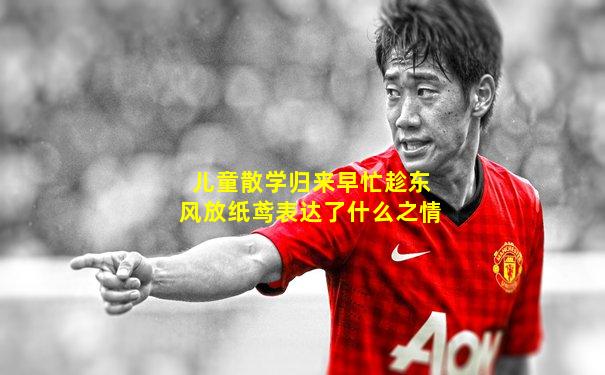儿童散学归来早忙趁东风放纸鸢表达了什么之情