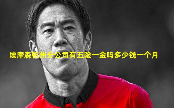 埃摩森杭州分公司有五险一金吗多少钱一个月